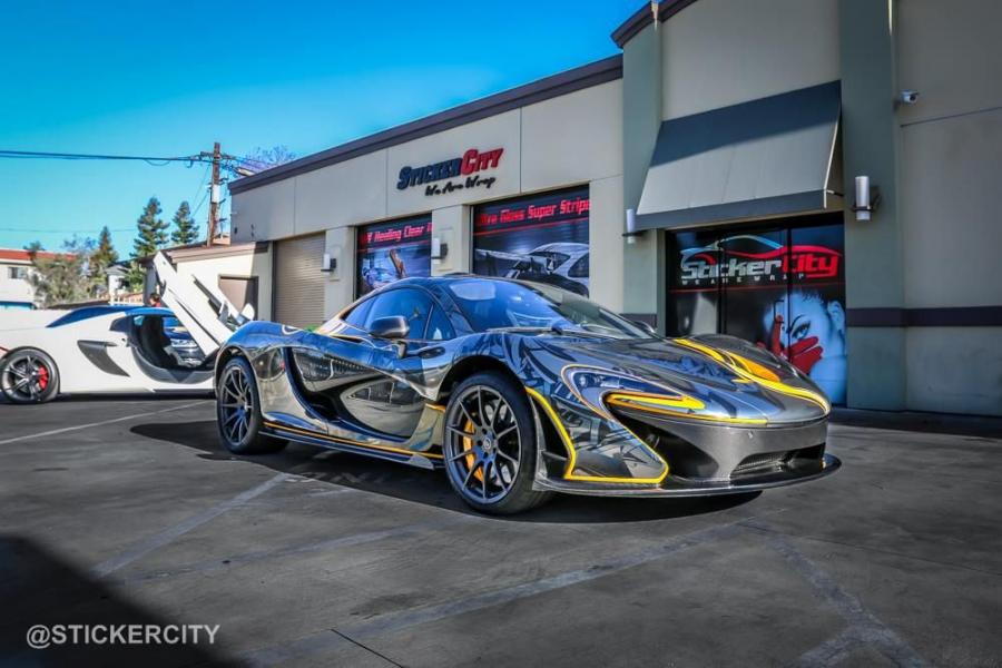  McLaren P1 Tatoo Edition by Sticker City 2015 года  (фото 6 из 23)